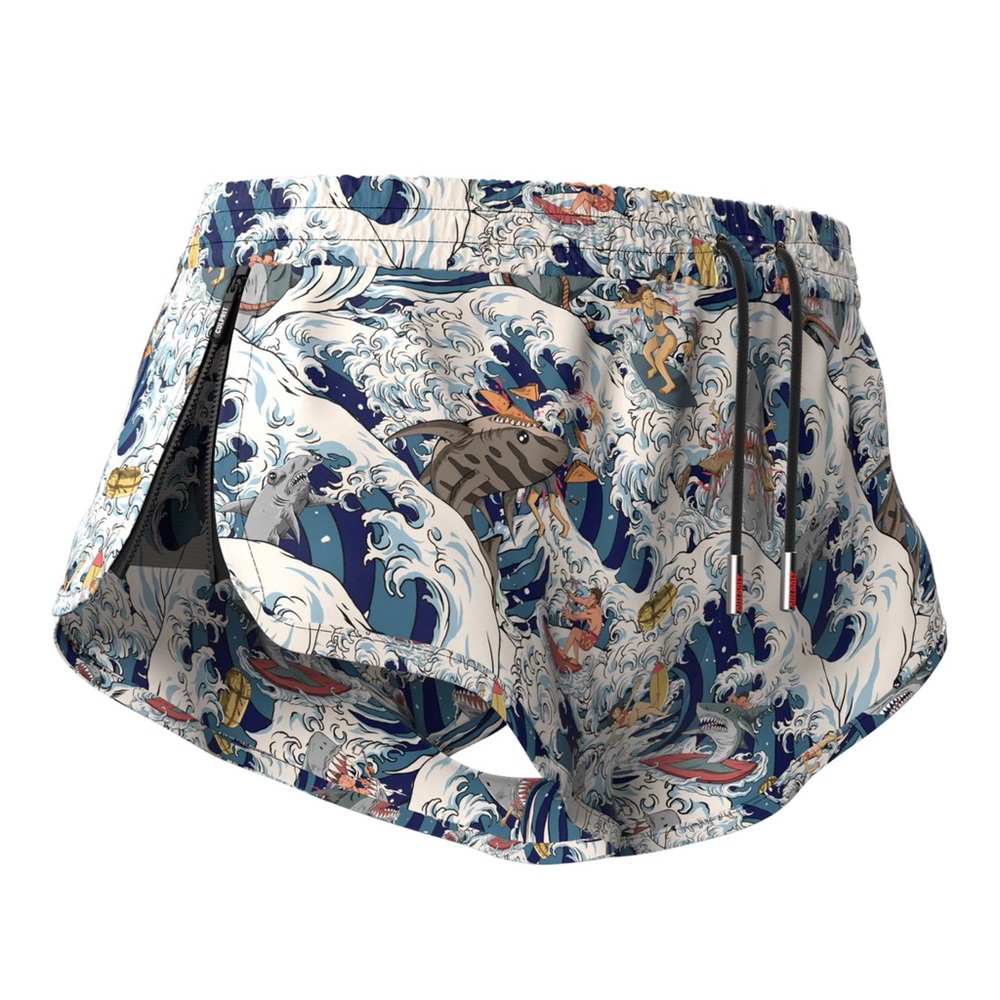 Culprit Swim Shorts Sz S In Shark Bait